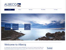 Tablet Screenshot of albecq.com